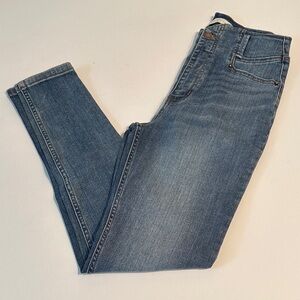 HAPPY NATURE Corset Skinny Denim Blue Wash Jeans